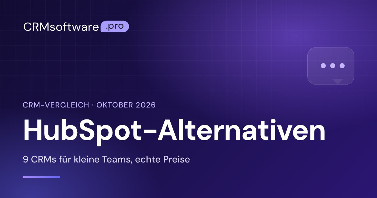 HubSpot-Alternativen für kleine Unternehmen: 9 CRMs im Vergleich